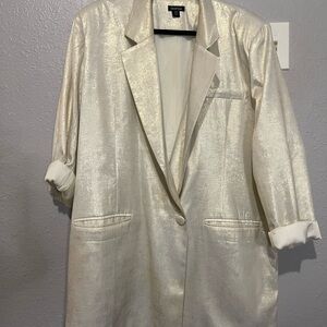 Elegant Cream Blazer by Express